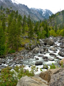 A view of Icicle Creek near Leavenworth
