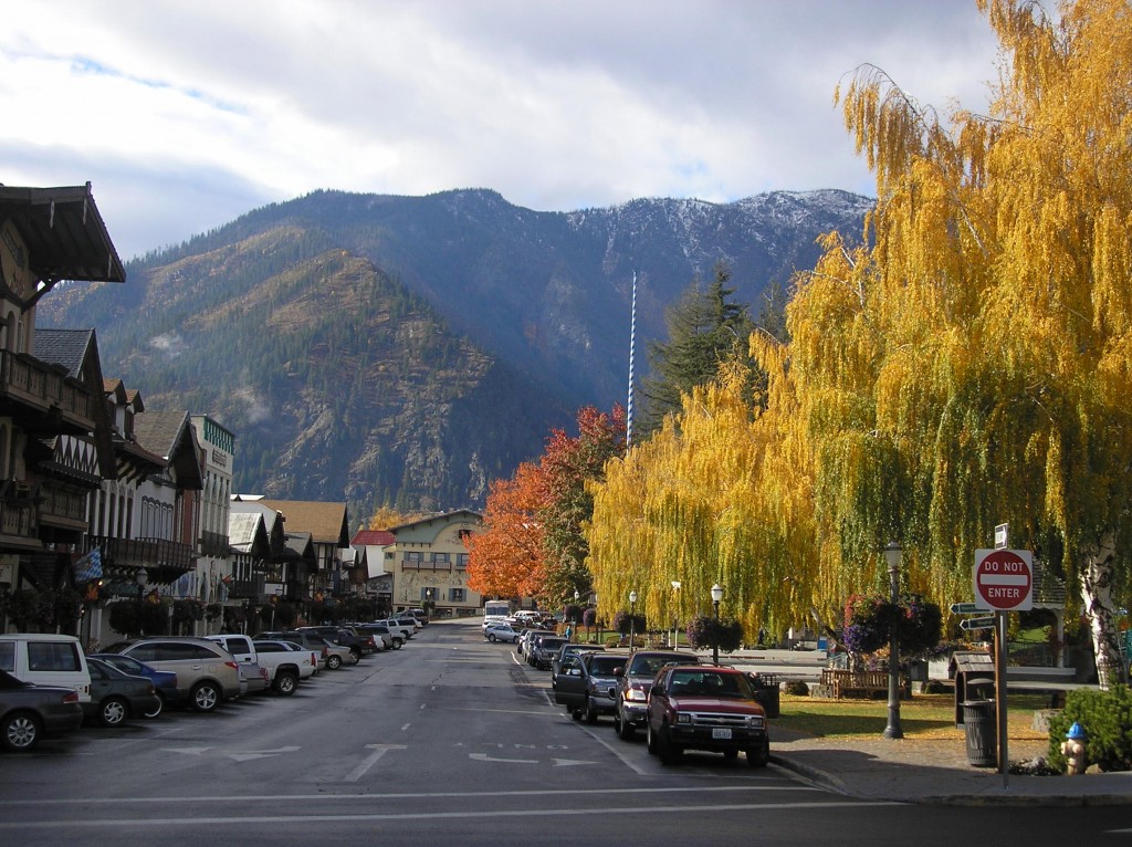 Autumn on Front Street Front Street, Leavenworth Washington